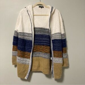 Fate open cardigan with hood